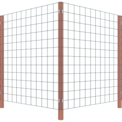 Gaas startpakket tuinhek hardhout 180 x 180 cm