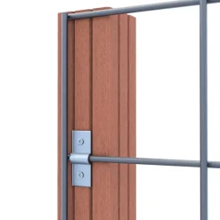 Gaas volgpakket tuinhek hardhout liggend 75 x 180 cm