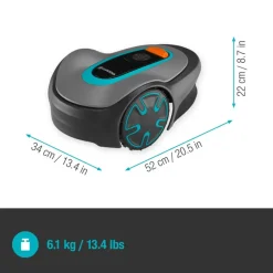Grasmaaiers|Robotmaaiers > Gardena robotmaaier Sileno Minimo 250 m² inclusief Bluetooth