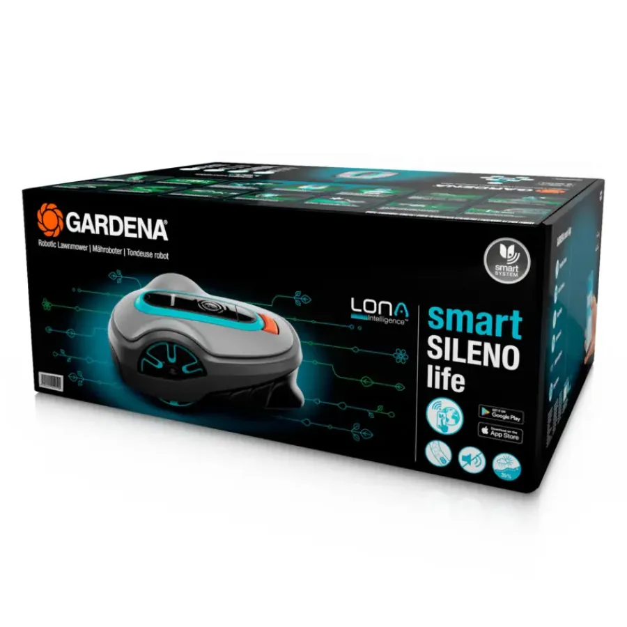 Grasmaaiers|Robotmaaiers > Gardena robotmaaier smart Sileno Life 1000 m² inclusief AI-technologie