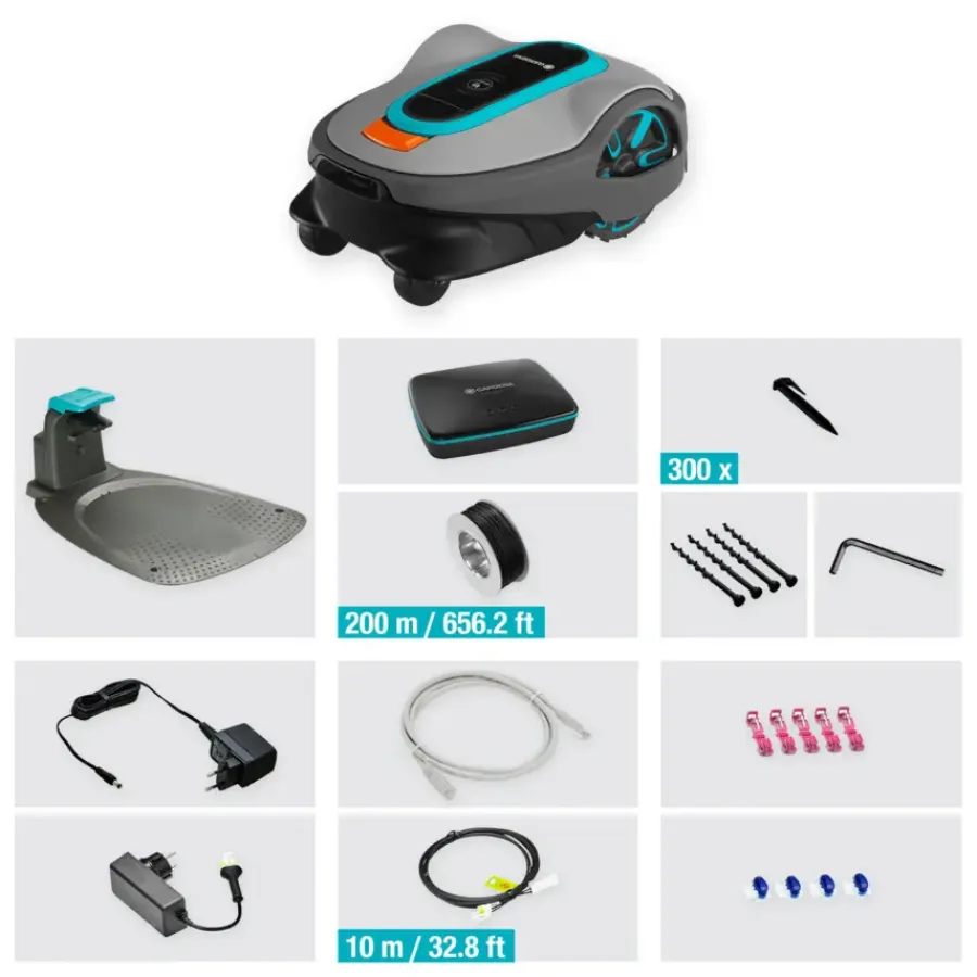 Grasmaaiers|Robotmaaiers > Gardena robotmaaier smart Sileno Life 1000 m² inclusief AI-technologie