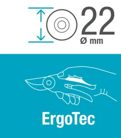 Snoeigereedschap > Gardena snoeischaar PremiumCut voor vers hout met bypass-snede - 22 mm snoeidiameter