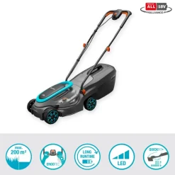 Grasmaaiers > Gardena 18V grasmaaier Powermax P4A 32cm (P4A) incl. 4.0Ah accu + lader