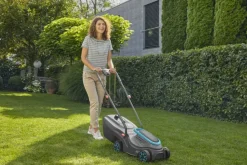 Grasmaaiers > Gardena 18V grasmaaier Powermax P4A 32cm (P4A) incl. 4.0Ah accu + lader