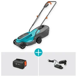 Grasmaaiers > Gardena 18V grasmaaier Powermax P4A 30cm incl. 4.0Ah accu + lader