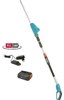 Heggenscharen > Gardena 18V heggenschaar telescopisch THS 42 cm incl. accu + lader