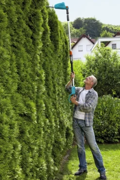 Heggenscharen > Gardena 18V heggenschaar telescopisch THS 42 cm incl. accu + lader