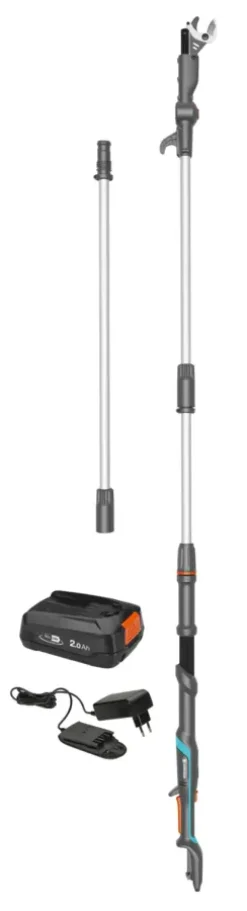 Snoeigereedschap > Gardena 18V telescopische takkenschaar 3,6m (P4A) Incl. 2.0Ah accu + lader
