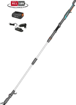 Snoeigereedschap > Gardena 18V telescopische takkenschaar 2,5m (P4A) Incl. 2.0Ah accu + lader