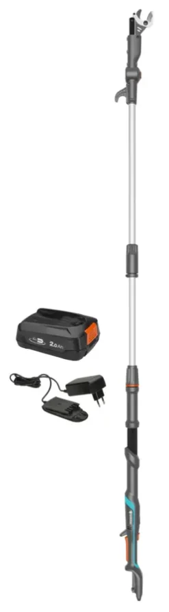 Snoeigereedschap > Gardena 18V telescopische takkenschaar 2,5m (P4A) Incl. 2.0Ah accu + lader