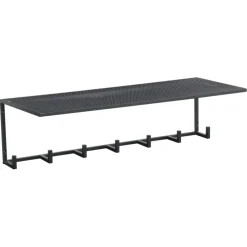 Garderobekapstok 7 haken Ivy zwart ijzer
