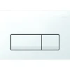 Geberit Delta 51 bedieningspaneel wit voor inbouwreservoir Duofix