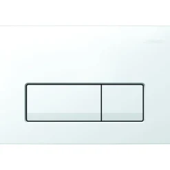 Geberit Delta 51 bedieningspaneel wit voor inbouwreservoir Duofix