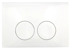 Geberit Delta 25 bedieningspaneel wit 3/6 L