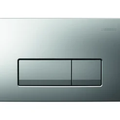 Geberit Delta 50 bedieningspaneel mat chroom voor inbouwreservoir Duofix