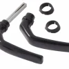 Giardino handgrepen set aluminium zwart voor poort 50 x 70 x 180 mm