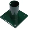 Giardino voet voor ronde tuinpaal groen 48 mm