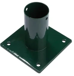 Giardino voet voor ronde tuinpaal groen 48 mm