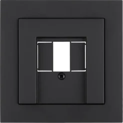 Afdekramen|Inbouw Schakelmateriaal > Gira E2 Afdekplaat USB Mat Zwart