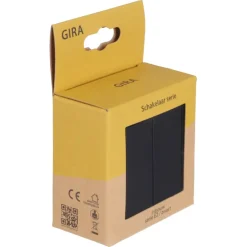 Schakelaars|Stopcontacten & Overige Contactdozen > Gira E2 Inbouw Serieschakelaar Mat Zwart