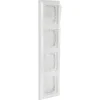 Afdekramen|Inbouw Schakelmateriaal > Gira ST55 afdekraam 4 voudig wit