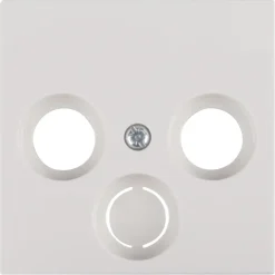 Inbouw Schakelmateriaal|Opbouw Schakelmateriaal > Gira ST55 Centraalplaat Radio/TV Wit