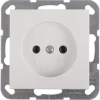 Inbouw Schakelmateriaal|Stopcontacten & Overige Contactdozen > Gira ST55 inbouw enkel stopcontact wit