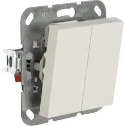 Schakelaars > Gira ST55 inbouw wissel-/wisselschakelaar wit