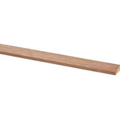 Houtenprofielen|Overgangsprofielen > Geen Glaslat hardhout 10x19 mm lengte 270 cm