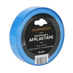 Afplaktape > Goudmeester professionele schilderstape buiten 50 m x 25 mm