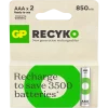 Batterijen|Oplaadbare Batterijen > GP Batterij Oplaadbaar AAA NiMH 850mAh ReCyko 1,2V 2 Stuks