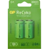 Batterijen|Oplaadbare Batterijen > GP Batterij Oplaadbaar C Baby NiMH 3000mAh ReCyko 1,2V 2 Stuks