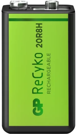 Batterijen|Oplaadbare Batterijen > GP Batterij Oplaadbaar 9V NiMH 200mAh ReCyko 8,4V 1 Stuk