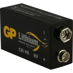 Batterijen > GP lithiumbatterij CR-V9 9 V