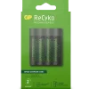 Batterijladers > GP ReCyko+ USB Rapid Batterijlader incl. 4 AA Batterijen