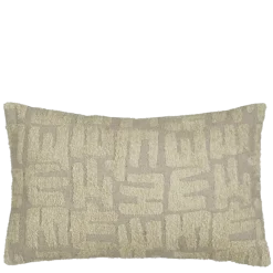 Graphic kussen beige - l55xb35xh10cm