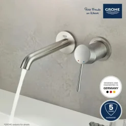Grohe Colours Wastafelkraan Inbouw Essence New M Eengreep RVS