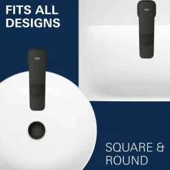 Grohe Dice wastafelmengkraan XL-Size Mat Zwart