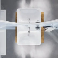 Grohe Dice wastafelmengkraan M-Size Push open Chroom