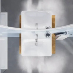 Grohe Dice wastafelmengkraan S-Size Push open Chroom