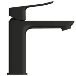 Grohe Dice wastafelmengkraan M-Size Push open Mat Zwart