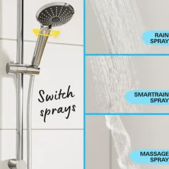 Grohe douchekop Quickfix Vitalio Joy handdouche 3 standen ø 11 cm chroom