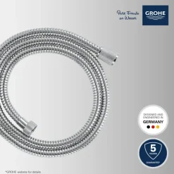 Grohe doucheslang VitalioFlex Metal metaal 150 cm chroom