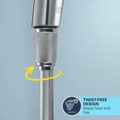 Grohe doucheslang VitalioFlex Trend kunststof 125 cm chroom