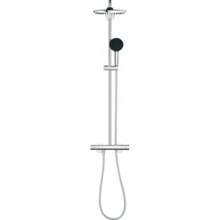 Grohe douchesysteem Vitalio Start 250 met handdouche en thermostaatkraan 2 standen chroom, max. 8,0 L/min bij 3 bar - hartafstand kraan 15 cm