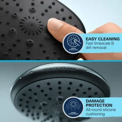 Grohe Douchesysteem Vitalio Comfort 250 met thermostaatkraan, Max. 8,0L/M Bij 3 Bar - Chroom - hartafstand kraan 15 cm
