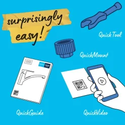 Grohe keukenkraan Quickfix Start uitrekbaar zwart