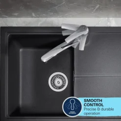 Grohe keukenkraan Start dual spray QuickFix supersteel (RVS look)