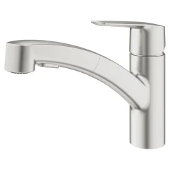 Grohe keukenkraan Start dual spray QuickFix supersteel (RVS look)
