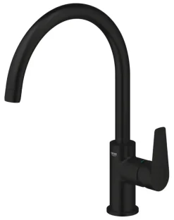 GROHE keukenmengkraan Start Edge hoge uitloop mat zwart